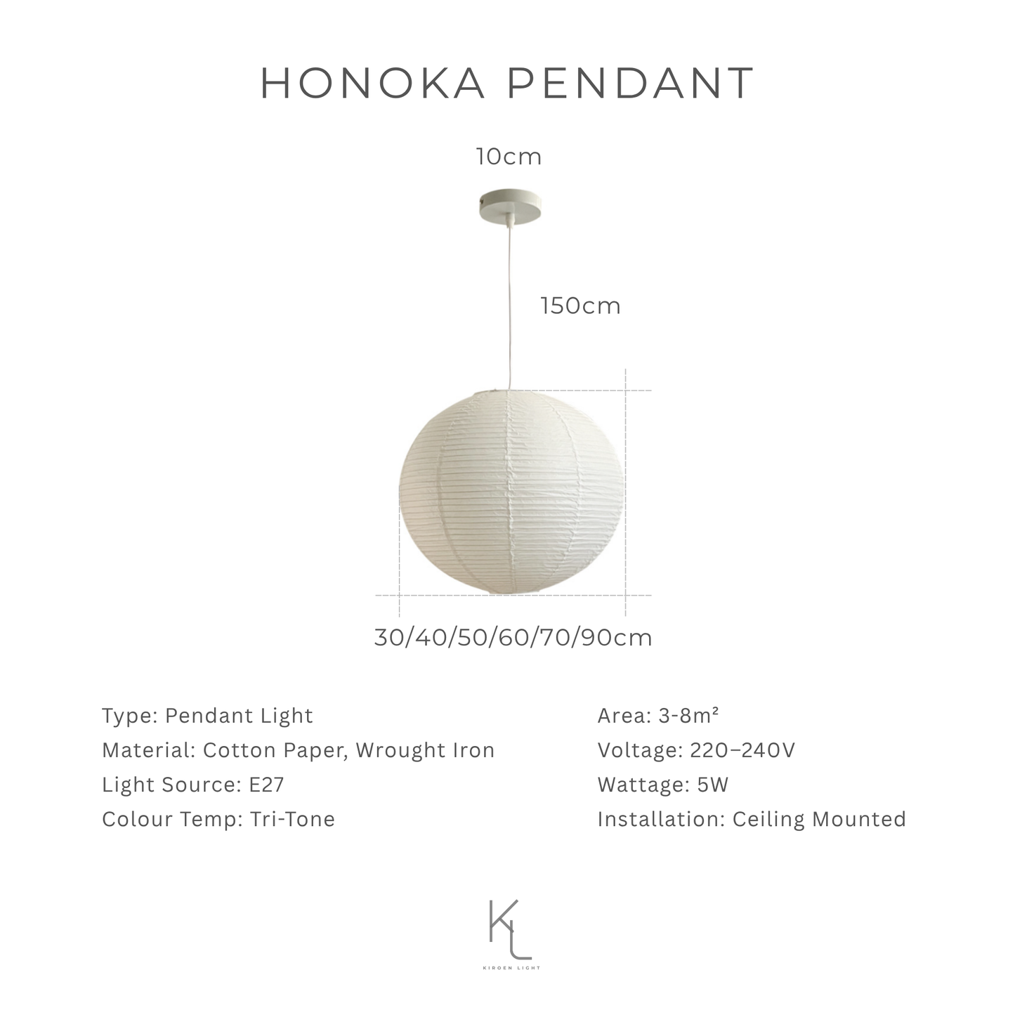 Explore Kiroen Light’s curated collection of modern lighting in Singapore, featuring pendant lights, ceiling lights, wall lamps, and minimalist LED fixtures. Designed for contemporary interiors, our lighting solutions blend style, function, and warmth for homes, cafes, and commercial spaces.