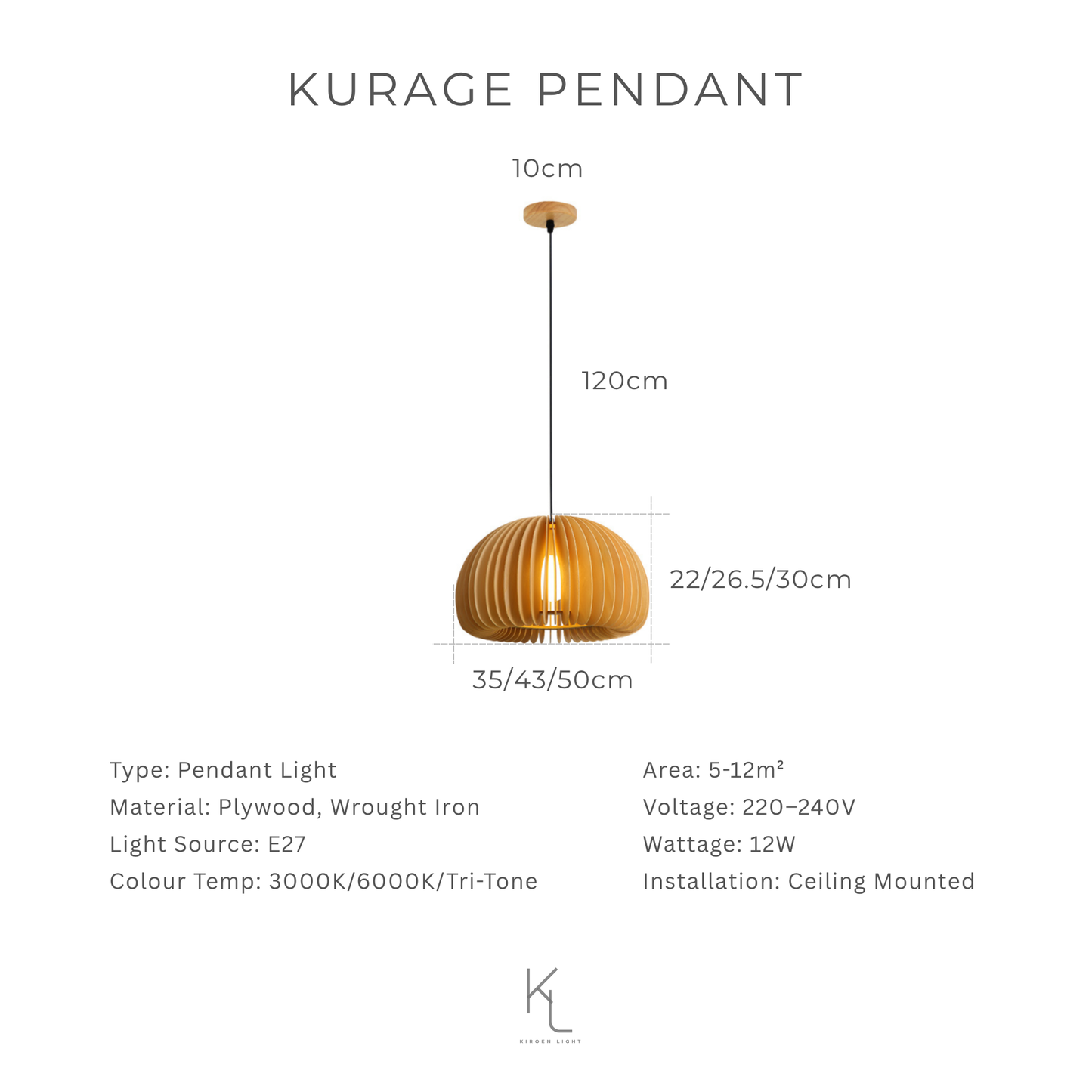 Explore Kiroen Light’s curated collection of modern lighting in Singapore, featuring pendant lights, ceiling lights, wall lamps, and minimalist LED fixtures. Designed for contemporary interiors, our lighting solutions blend style, function, and warmth for homes, cafes, and commercial spaces.