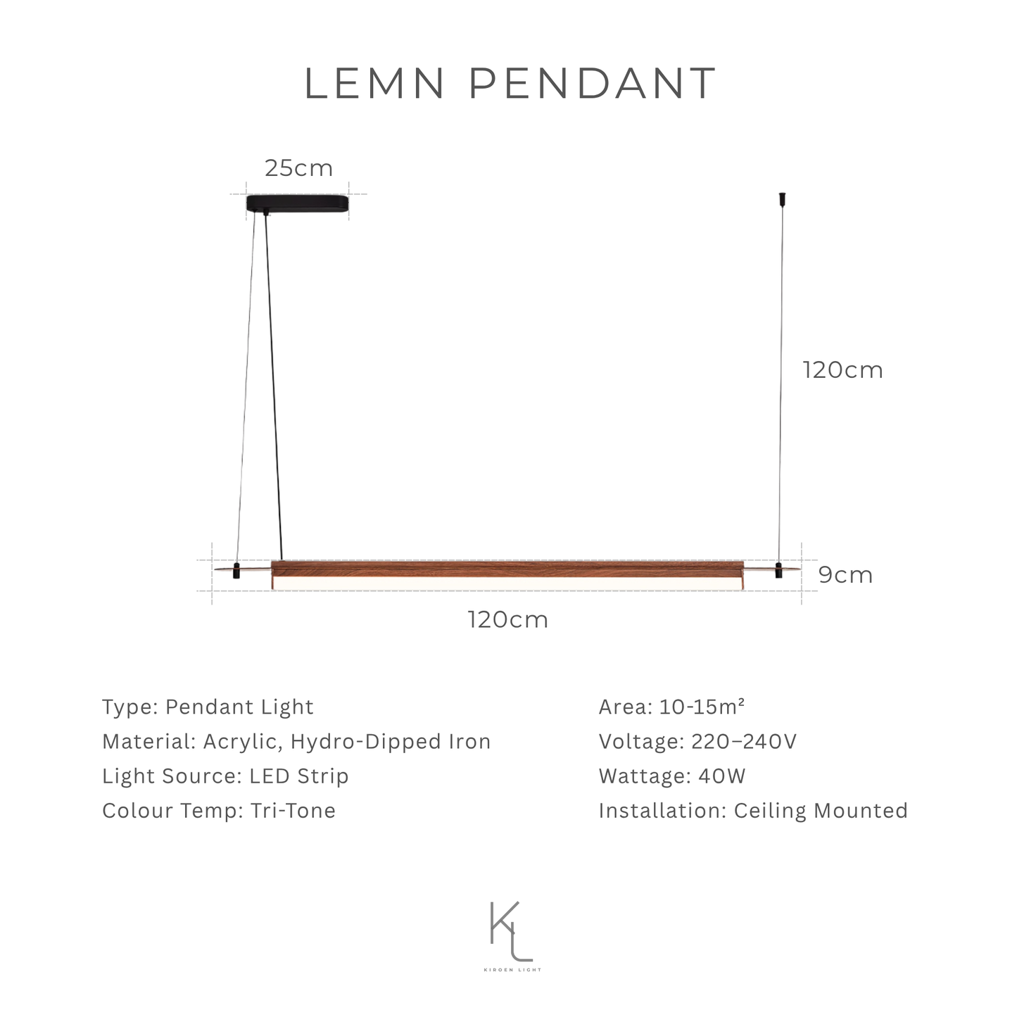 Explore Kiroen Light’s curated collection of modern lighting in Singapore, featuring pendant lights, ceiling lights, wall lamps, and minimalist LED fixtures. Designed for contemporary interiors, our lighting solutions blend style, function, and warmth for homes, cafes, and commercial spaces.