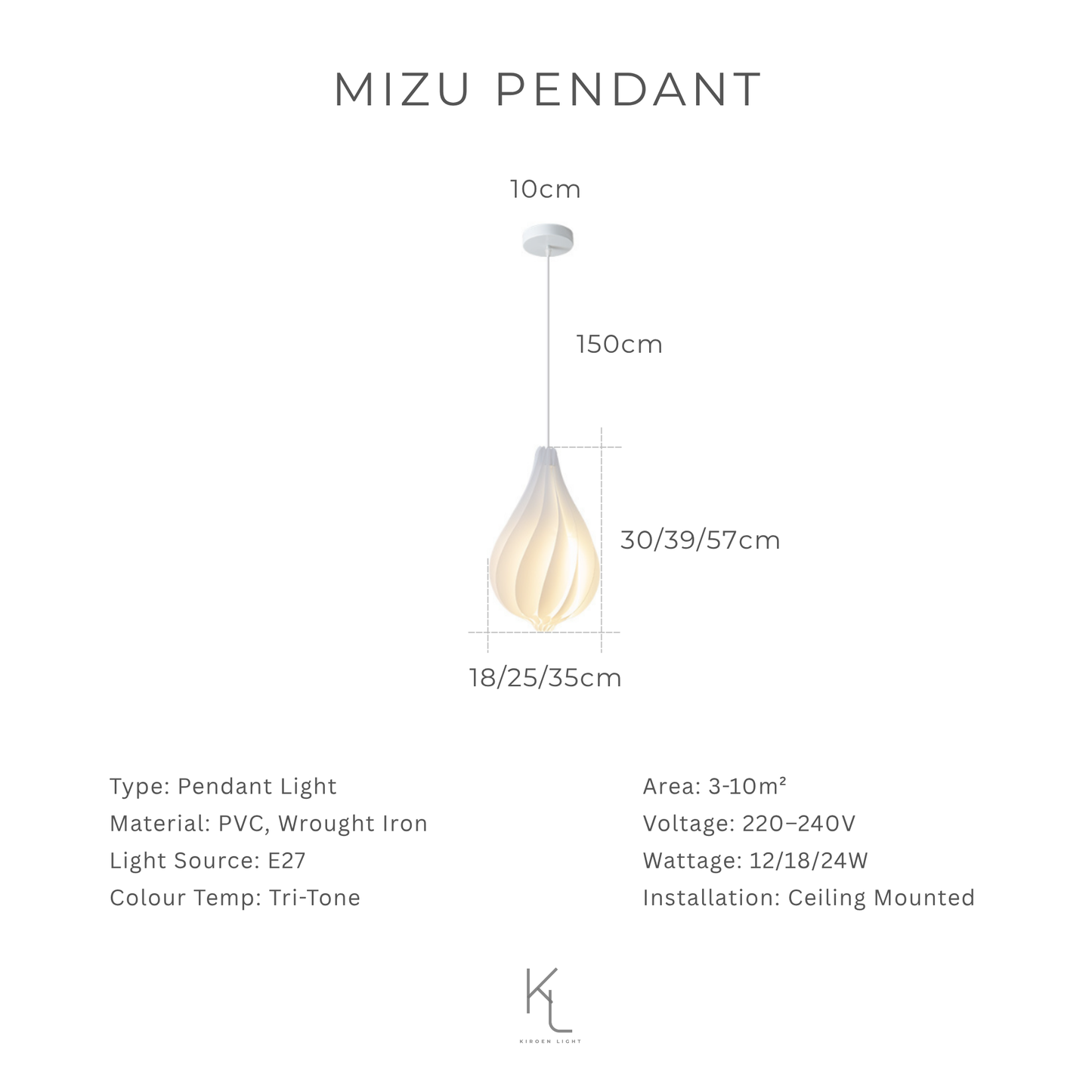 Explore Kiroen Light’s curated collection of modern lighting in Singapore, featuring pendant lights, ceiling lights, wall lamps, and minimalist LED fixtures. Designed for contemporary interiors, our lighting solutions blend style, function, and warmth for homes, cafes, and commercial spaces.