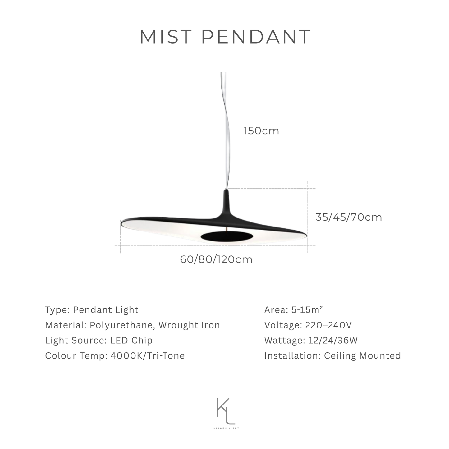 Explore Kiroen Light’s curated collection of modern lighting in Singapore, featuring pendant lights, ceiling lights, wall lamps, and minimalist LED fixtures. Designed for contemporary interiors, our lighting solutions blend style, function, and warmth for homes, cafes, and commercial spaces.