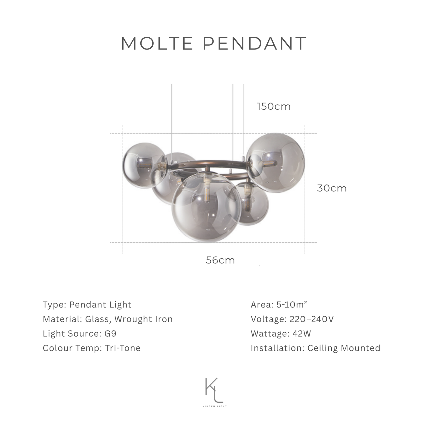 Explore Kiroen Light’s curated collection of modern lighting in Singapore, featuring pendant lights, ceiling lights, wall lamps, and minimalist LED fixtures. Designed for contemporary interiors, our lighting solutions blend style, function, and warmth for homes, cafes, and commercial spaces.