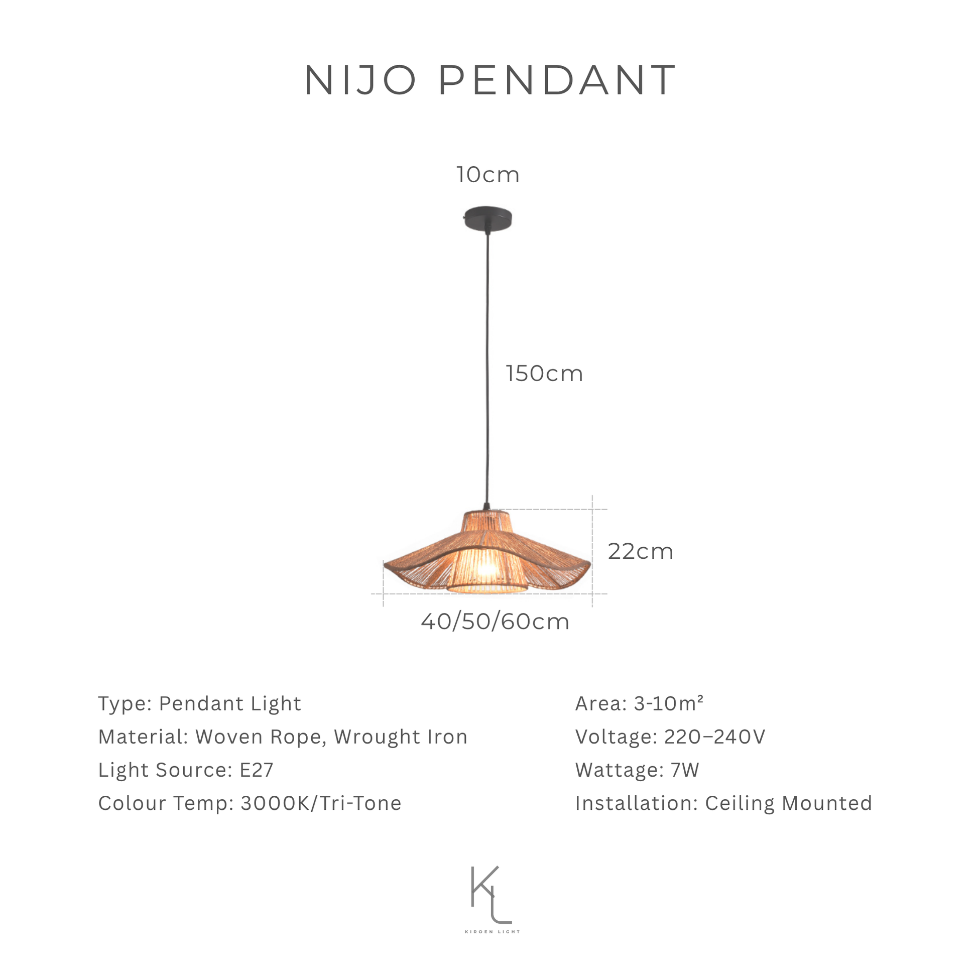 Explore Kiroen Light’s curated collection of modern lighting in Singapore, featuring pendant lights, ceiling lights, wall lamps, and minimalist LED fixtures. Designed for contemporary interiors, our lighting solutions blend style, function, and warmth for homes, cafes, and commercial spaces.