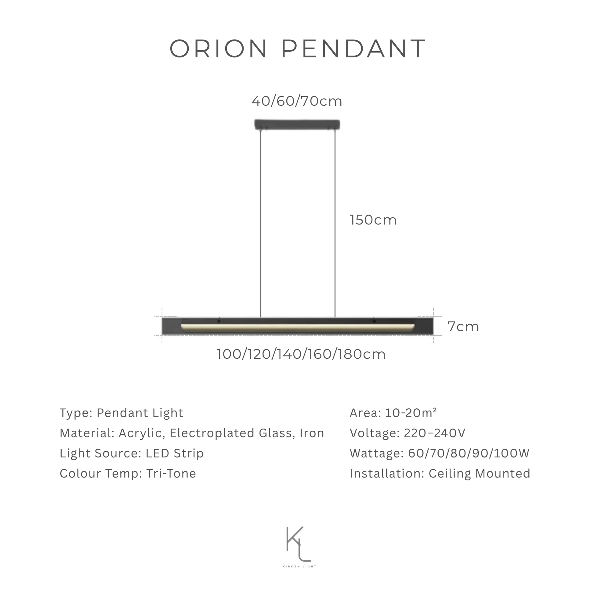 Explore Kiroen Light’s curated collection of modern lighting in Singapore, featuring pendant lights, ceiling lights, wall lamps, and minimalist LED fixtures. Designed for contemporary interiors, our lighting solutions blend style, function, and warmth for homes, cafes, and commercial spaces.