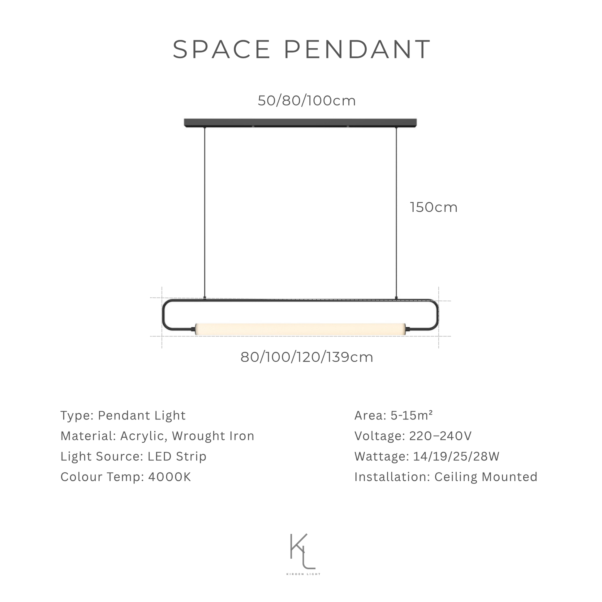 Explore Kiroen Light’s curated collection of modern lighting in Singapore, featuring pendant lights, ceiling lights, wall lamps, and minimalist LED fixtures. Designed for contemporary interiors, our lighting solutions blend style, function, and warmth for homes, cafes, and commercial spaces.