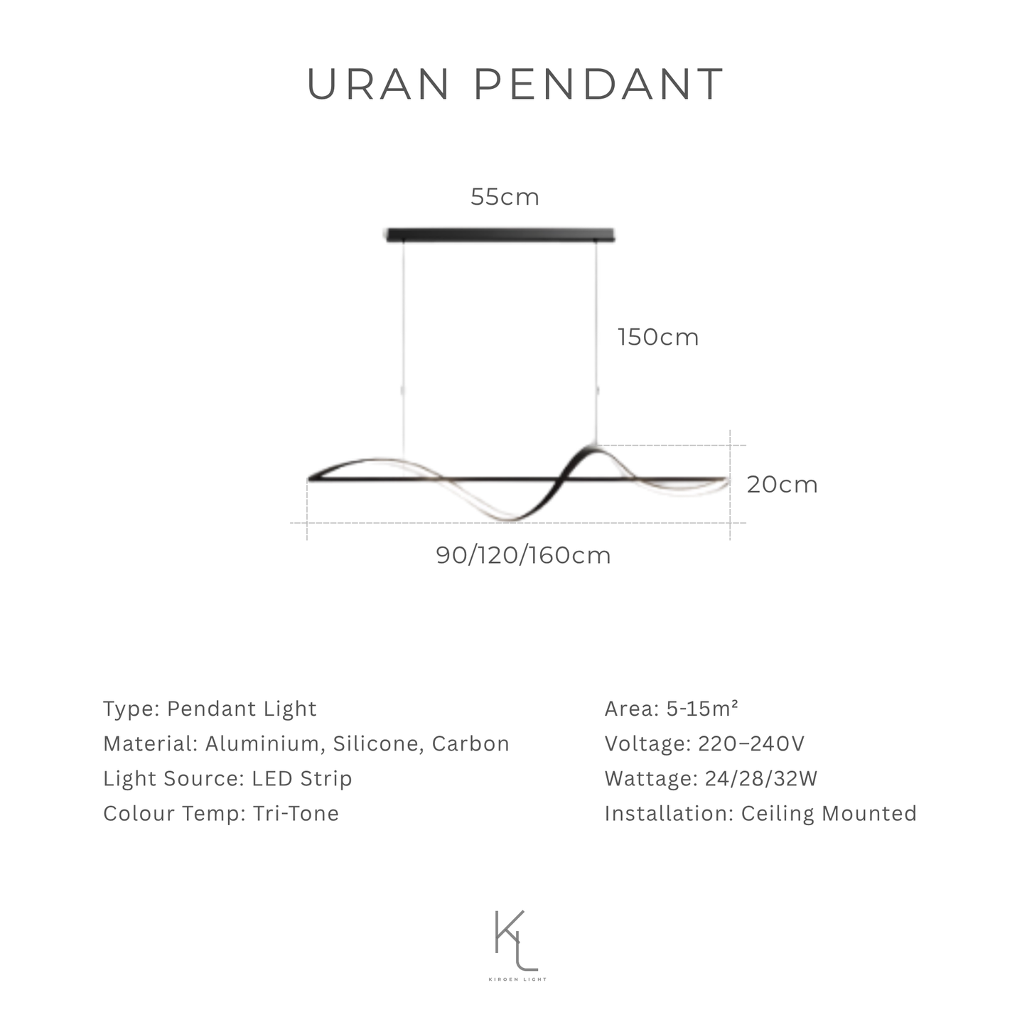 Explore Kiroen Light’s curated collection of modern lighting in Singapore, featuring pendant lights, ceiling lights, wall lamps, and minimalist LED fixtures. Designed for contemporary interiors, our lighting solutions blend style, function, and warmth for homes, cafes, and commercial spaces.